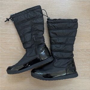 Totes brand women’s Caroline 2 waterproof black tall winter snow boots size 9